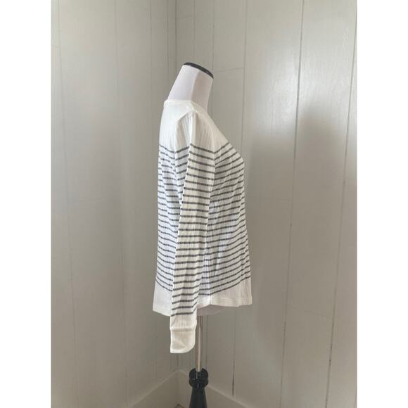 Talbots Striped Lightweight Pullover Sweater, Size M - Picture 2 of 5